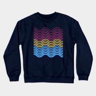 Pansexual Wave Crewneck Sweatshirt